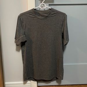 Lululemon Somatic Short Sleeve in Heathered Black